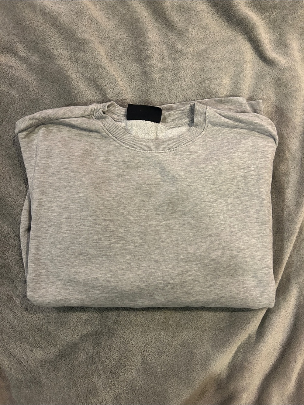 H&M Relaxed Crewneck Sweatshirt - Heather Gray